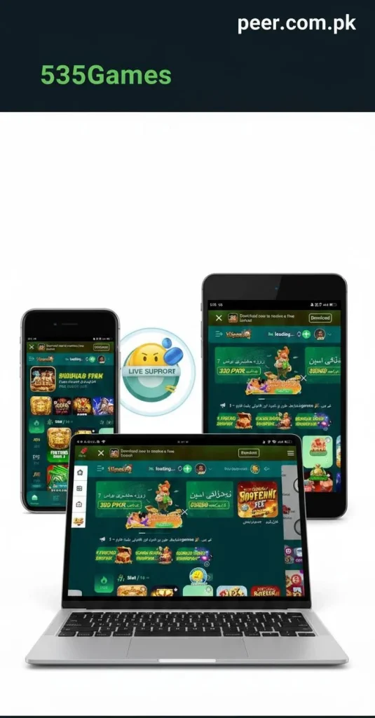 Unlike many international platforms that ignore the technical constraints of the Pakistani market 535Games com is optimized for mid range Android devices and slower cellular internet connections including 3G and 4G throttled networks.